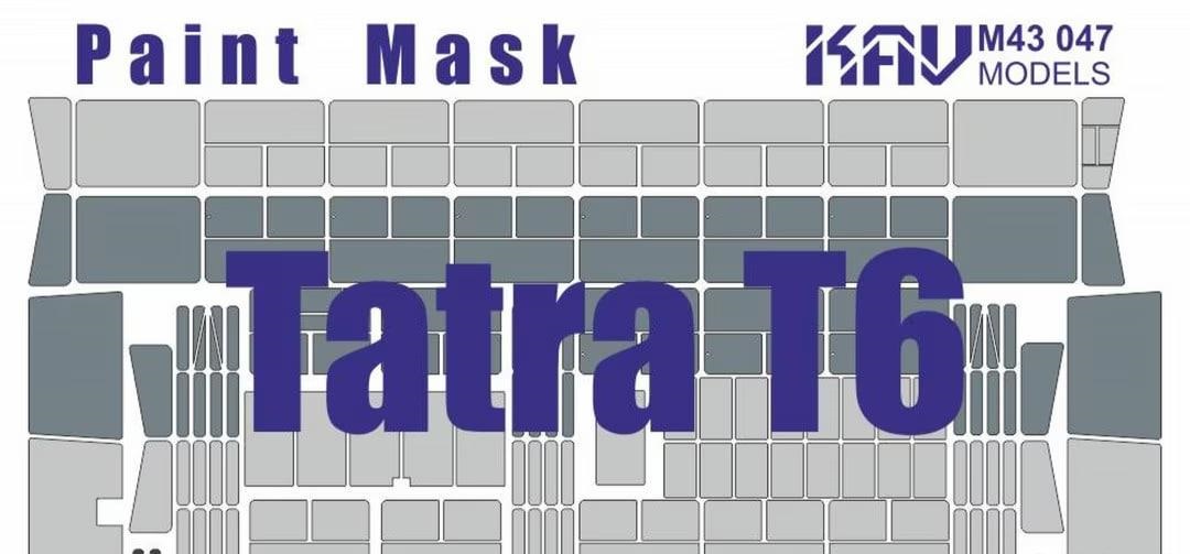 1:43 Маска окрасочная на остекление Tatra T6 (AVD) - M43 047