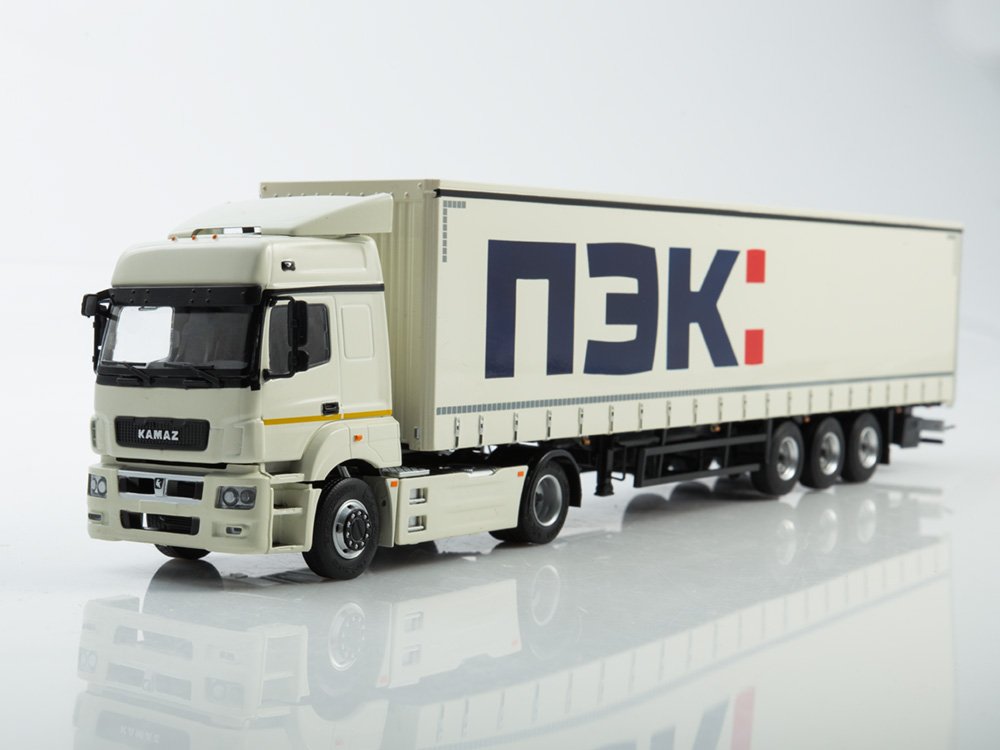 1:43 Камский грузовик 5490 с полуприцепом НЕФАЗ-93341 ПЭК - 102965