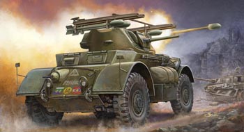 1:35 Сборная модель БТР Canadian Staghound Mk. I (Late Production) Equipped 60lb Rocket launch - CB35017