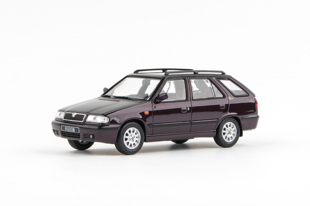 1:43 SKODA Felicia FL Combi (1998) - Esprit Purple Metallic - Mystery - 730JD
