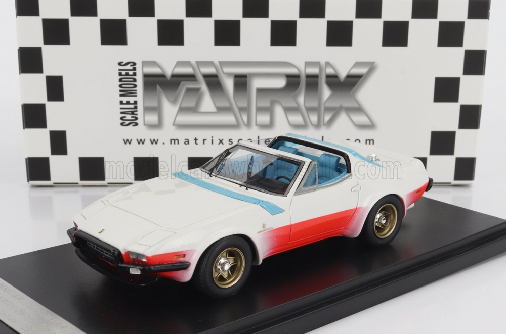 1:43 FERRARI 365 Gtb/4 Nart Spider Open Michelotti Press (1974), White Red - MXR40604-024
