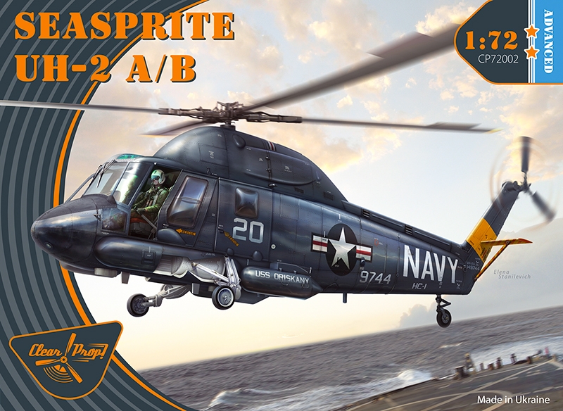 1:72 Сборная модель Вертолет UH-2A/B Seasprite. Advanced kit. - CP72002