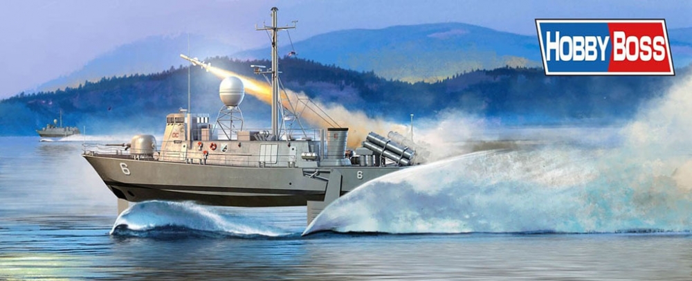 1:200 Сборная модель Американский боевой корабль класса 'Пегас' - 82006