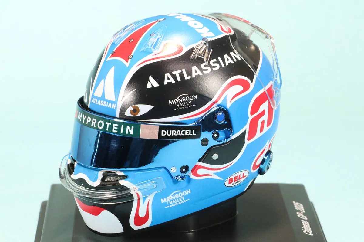 1:5 MINI HELMET Alex Albon Williams Racing #23 7th China GP Formula 1 (2025) - 5HF201