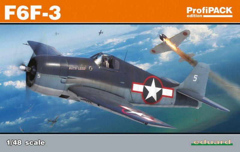 1:48 Сборная модель F6F-3 ProfiPACK - 8227