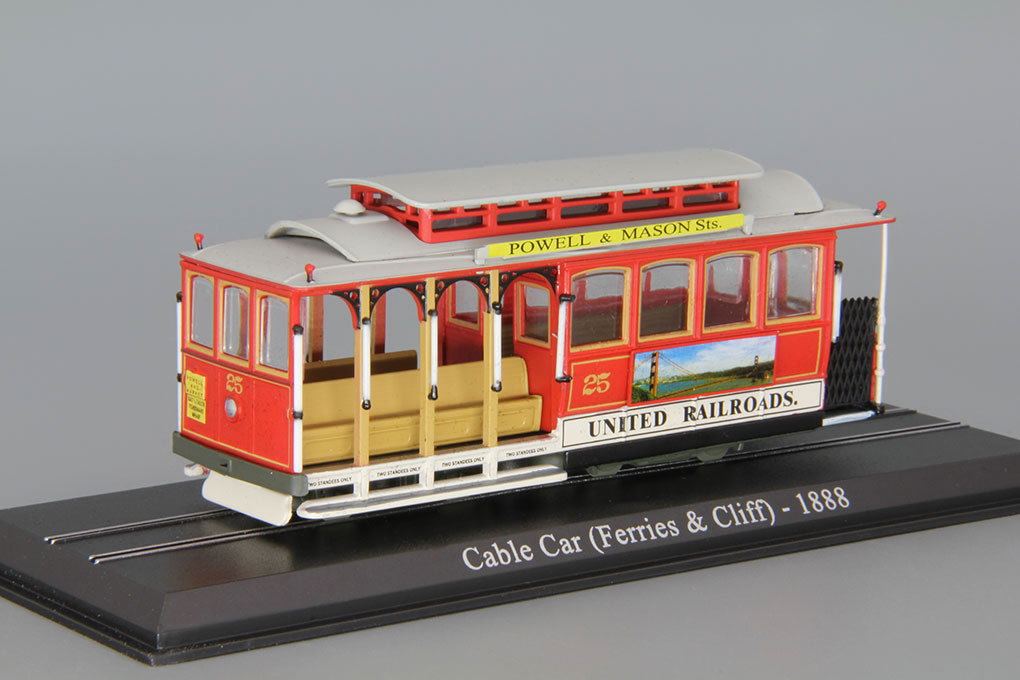 1:87 Cable Car (Ferries & Cliff) (Сан-Франциско, США, 1888-1890) - 4648105