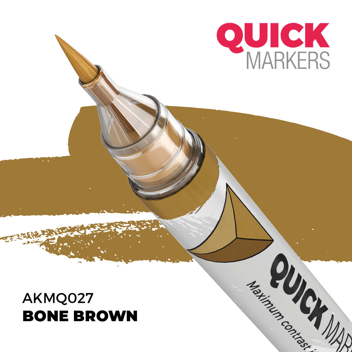 Маркер QUICK MARKER - Костяно-коричневый / Bone Brown - AKMQ027