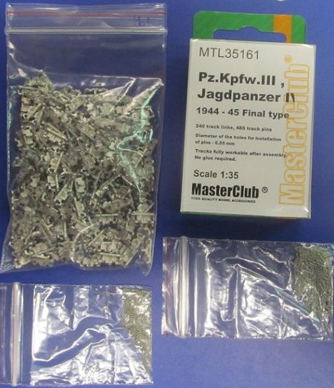 1:35 Траки наборные железные Pz.Kpfw.IV ,Jagdpanzer IV, 1945 Finaltype - MTL35161