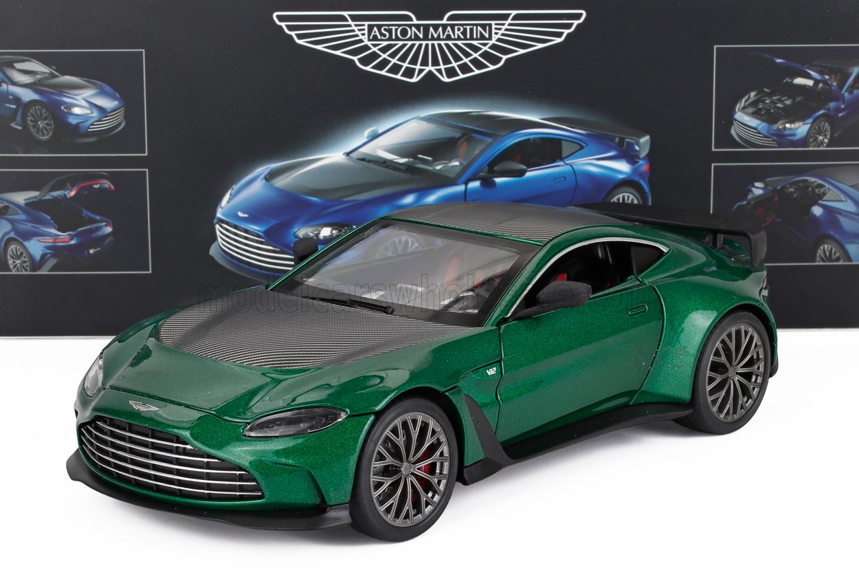 1:24 ASTON MARTIN V12 Vantage (2023), Green Met Carbon Black - 0803GB
