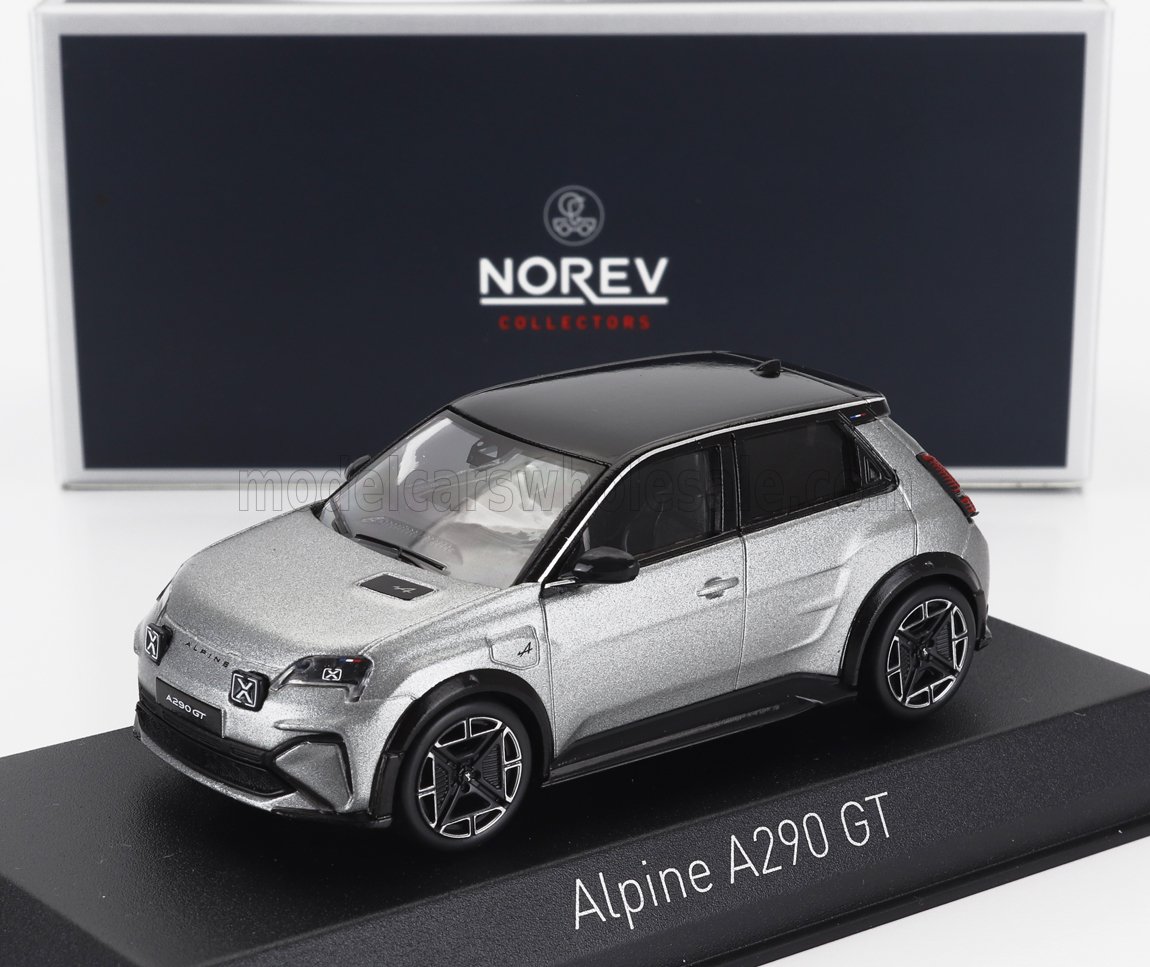1:43 ALPINE Alpine A290 Gt (2025), Tornade Grey Black Mat - 519202