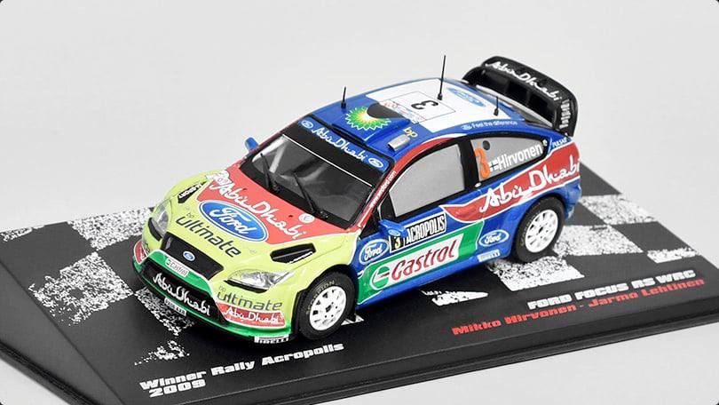 1:43 FORD Focus RS WRC RS09 M.Hirvonen - J.Lehtinen 2009 из серии RALLY CARS - RALLYC046