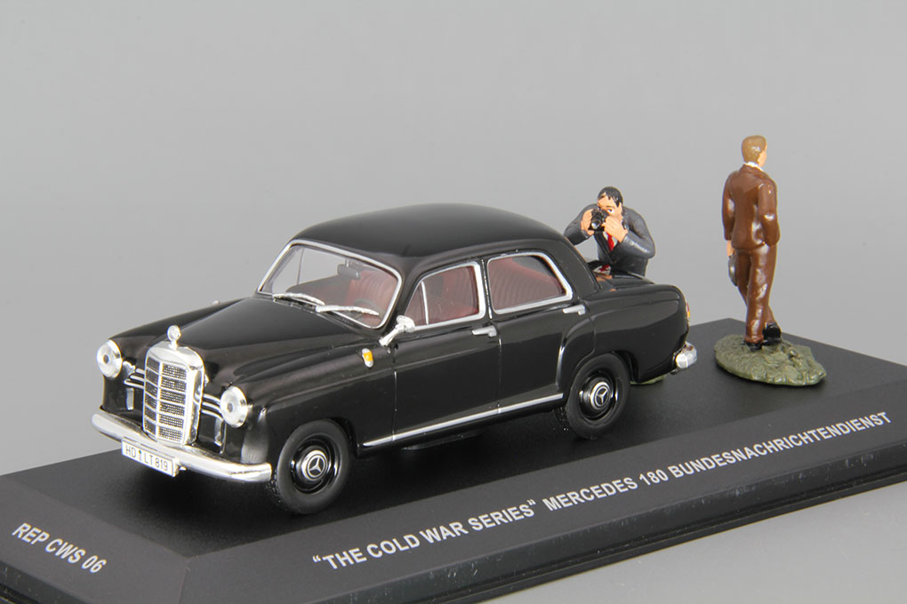 1:43 MERCEDES-BENZ 180 Bundesnachrichtendienst 'The cold war series', black - REPCWS06