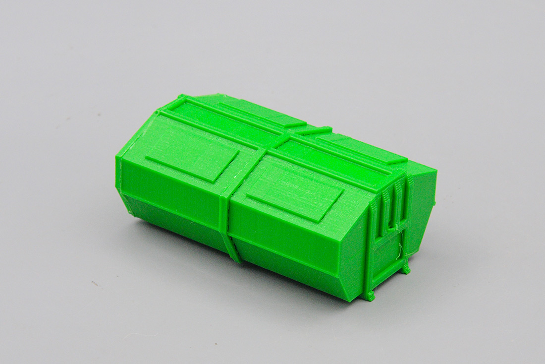 1:43 Мусорный контейнер 6м² закрытый - TV-D-001