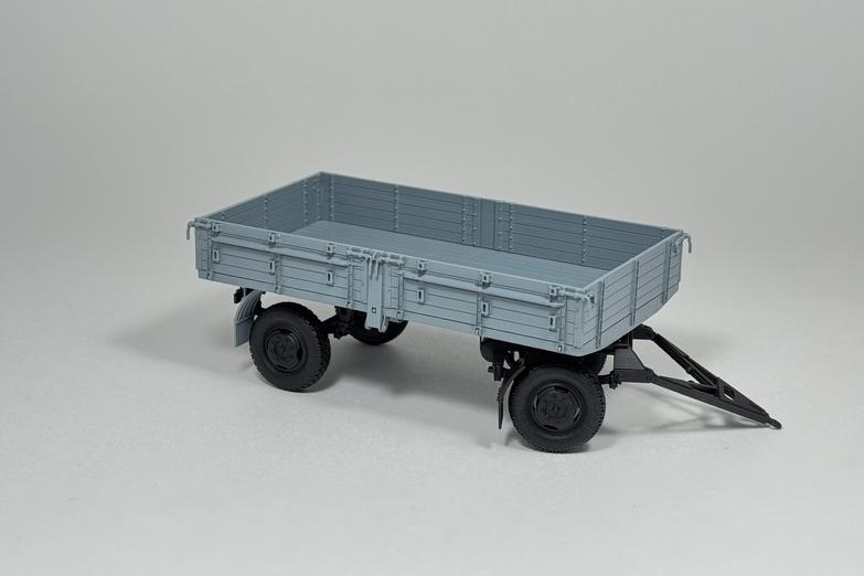 1:43 Прицеп ГКБ-817 обычные борта - серый - LR-430056