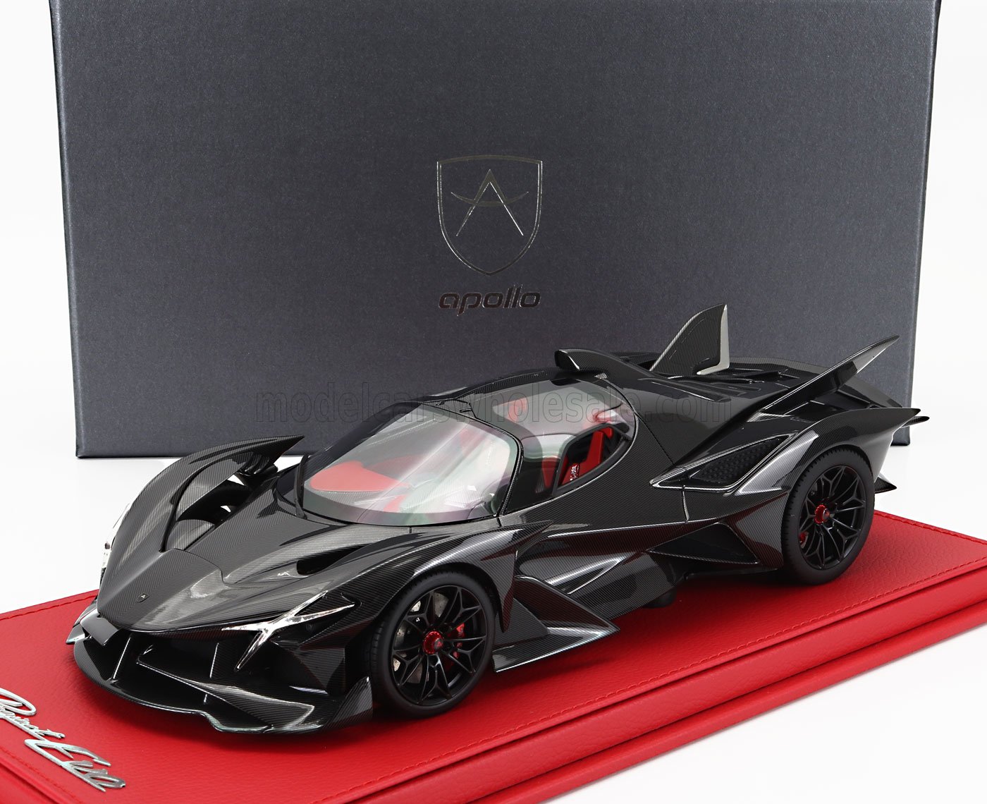 1:18 GUMPERT Apollo Project Evo Full Carbon (2022), Carbon Black - 85003
