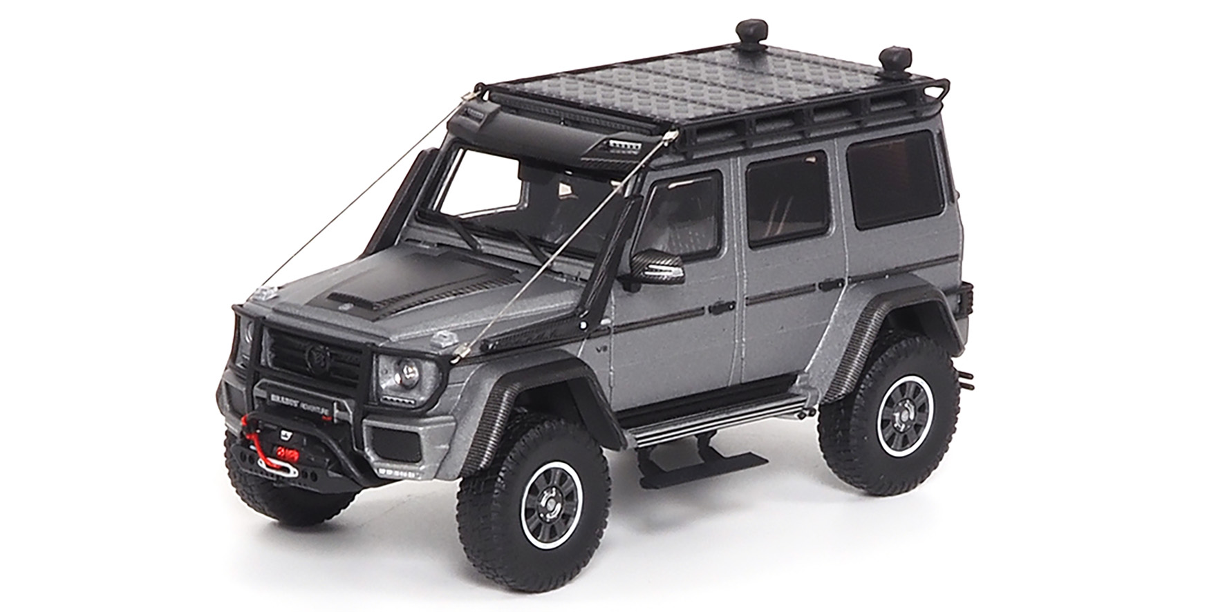 1:43 MERCEDES BENZ G-CLASS G550 BRABUS ADVENTURE (2017), magno monza grey - ALM460308