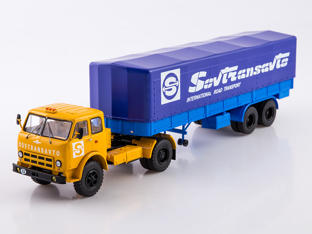 1:43 Минский-504А с полуприцепом Минский-5205 SovTransAvto - SSM1554