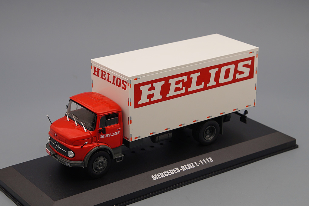 1:43 MERCEDES-BENZ L 1113 фургон 'HELIOS' (1969), white / red - TRU026