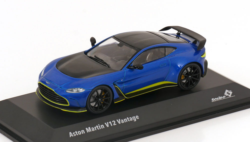 1:43 ASTON MARTIN V12 Vantage (2023), blue metallic yellow - S4314103