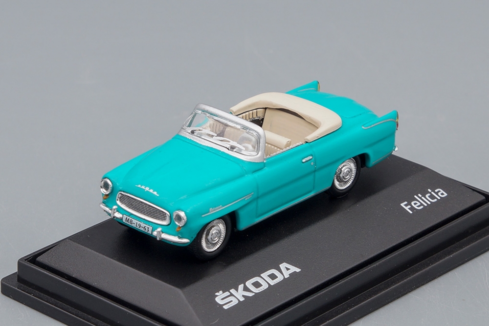 1:72 SKODA Felicia Roadster (1963) Tyrkysová - 703mHC
