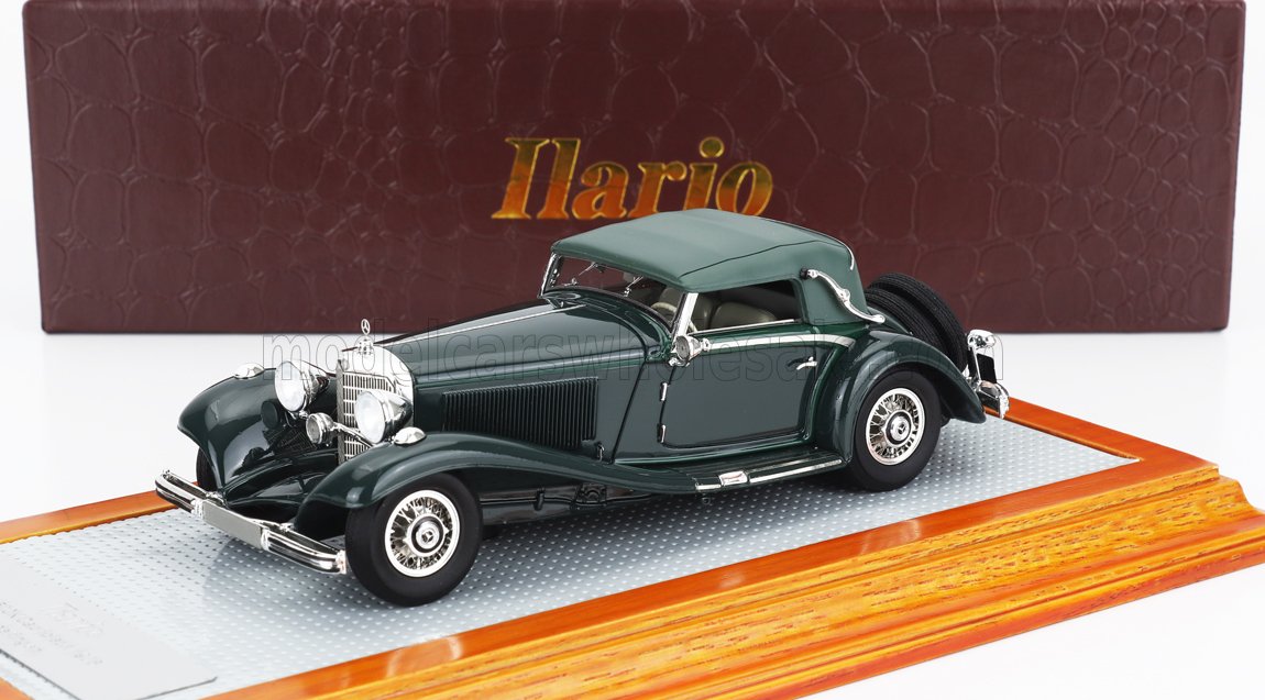 1:43 MERCEDES-BENZ 500k Sn130897 Sindelfingen Cabriolet A Closed (1936), 2 Tone Green - IL43188