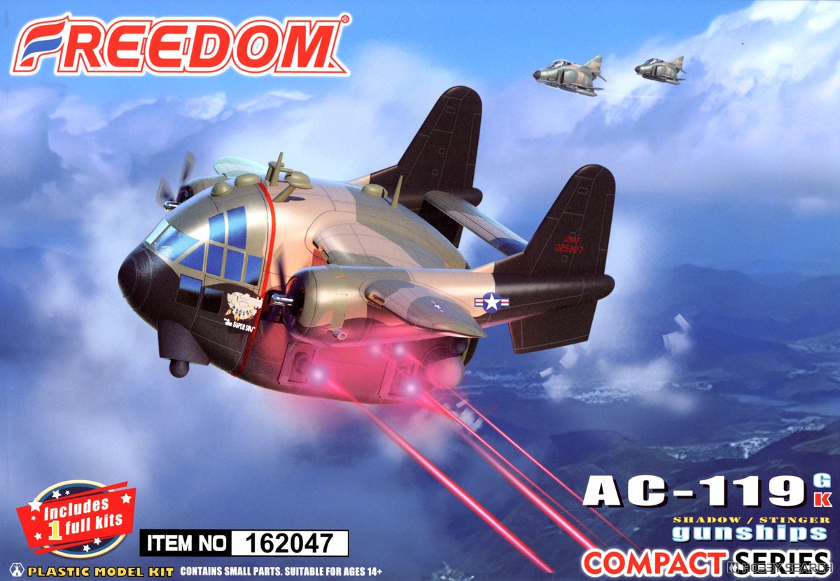 Сборная модель AC-119G/K USAF Shadow/Stinger Gunships Vietnam War - 162047