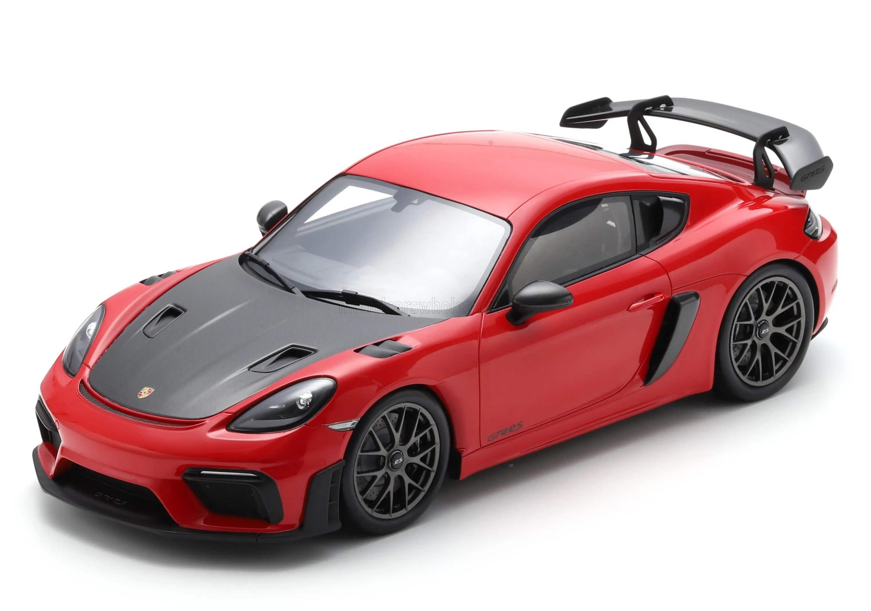 1:12 PORSCHE 718 Cayman GT4 RS Weissach package (2024), red/black - 12S063