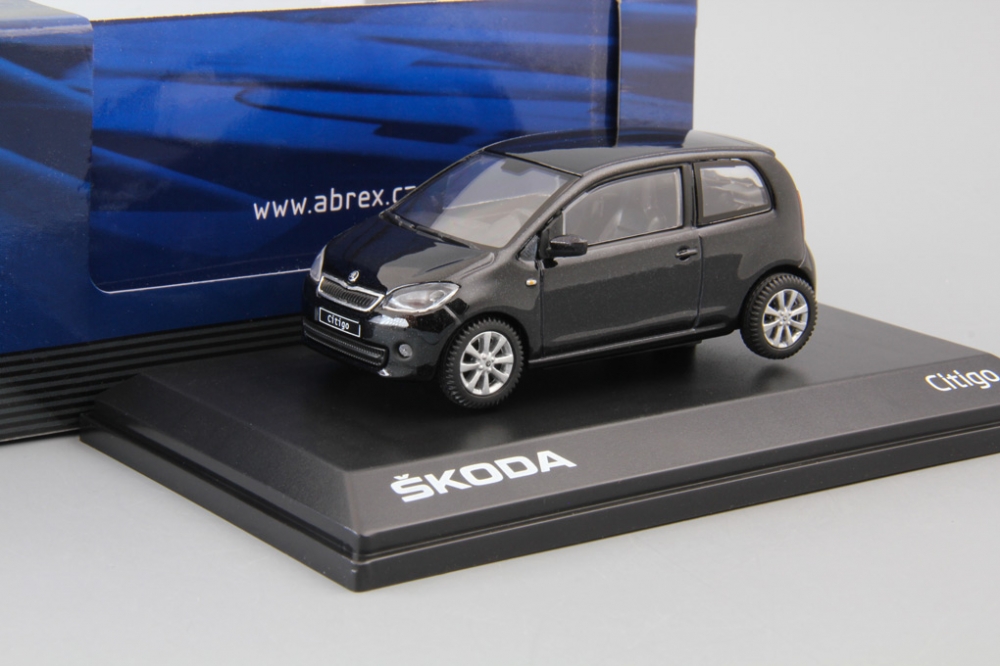 1:43 SKODA Citigo 3D (2012), deep black metallic - 021DA