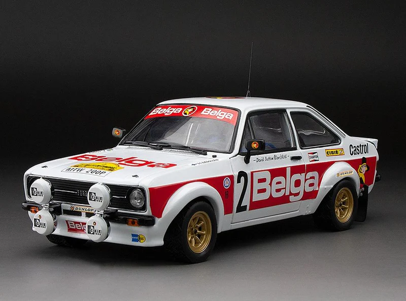 1:18 FORD Escort Rs 1800 (night Version) №2 Rally De Condroz (1979) Hannu Mikkola - Arne Hertz, White Red - 4860