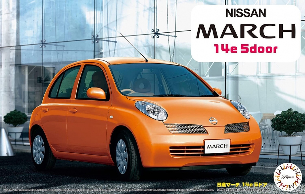 1:24 Сборная модель NISSAN March - 04658