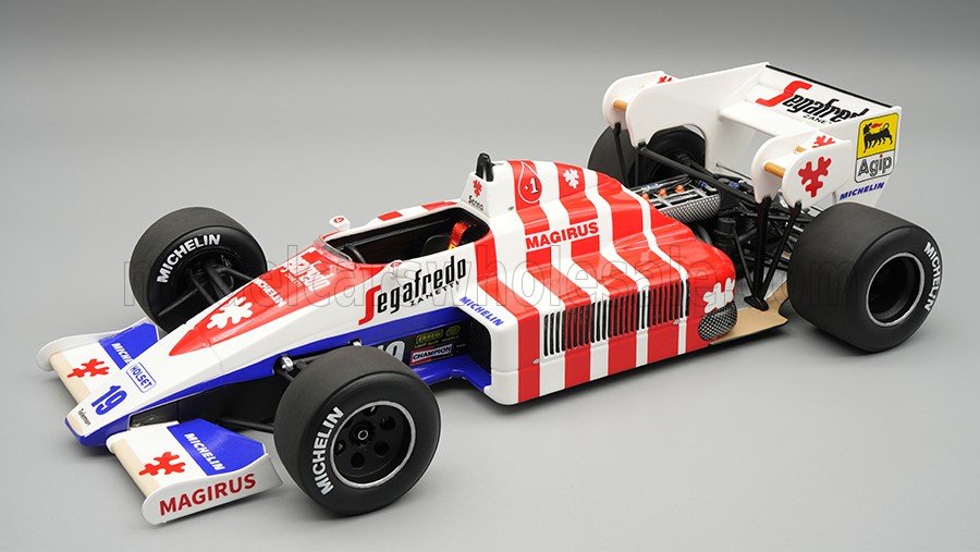 1:18 Toleman F1 TG184 HART TURBO №19 3rd PORTUGAL GP (1984) Ayrton Senna - TM18-369B