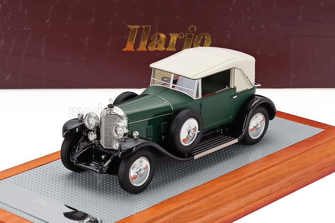 1:43 MERCEDES-BENZ 630k Sn32019 Sports Tourer Harrington Cabriolet Closed (1927), Green Beige - IL43206
