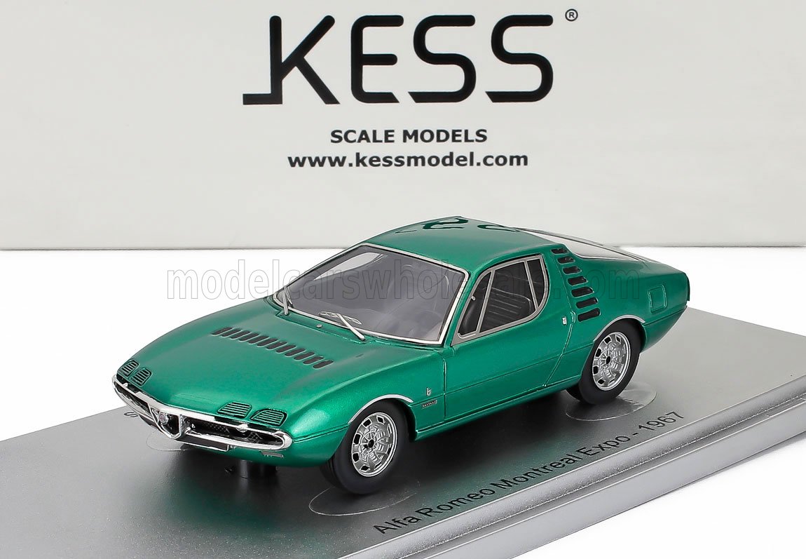 1:43 ALFA ROMEO Montreal Expo (1967), Green Met - KE43000380