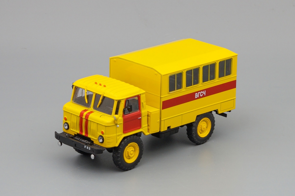 1:43 Горький 66 ВГСЧАС 3902, Автомобиль на службе 79, желтый - ANS079