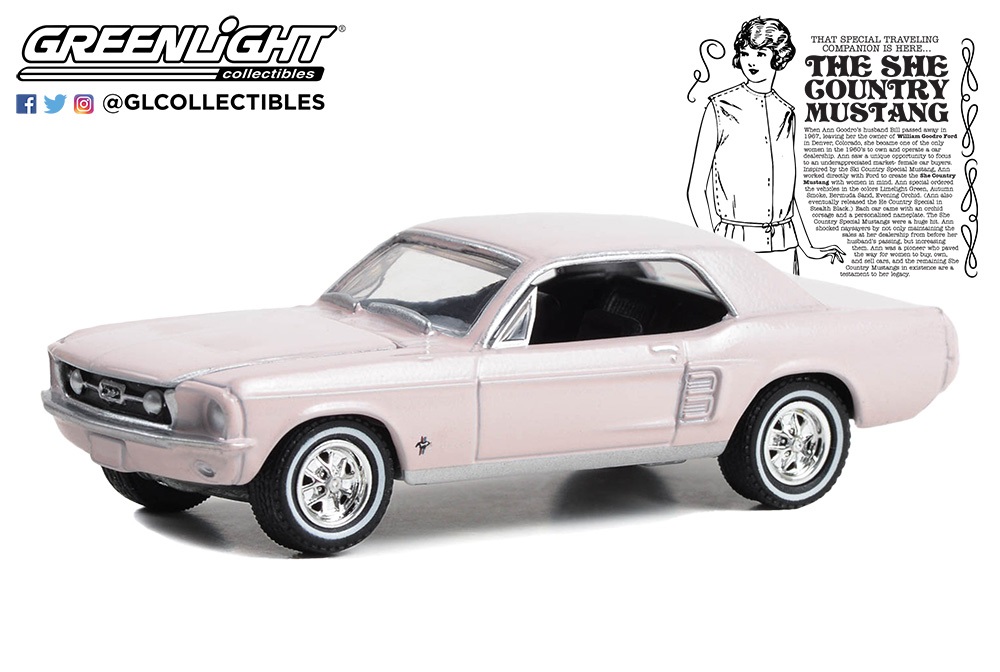 1:64 FORD Mustang Coupe 'She Country Special' (1967), Bermuda Sand - 30427
