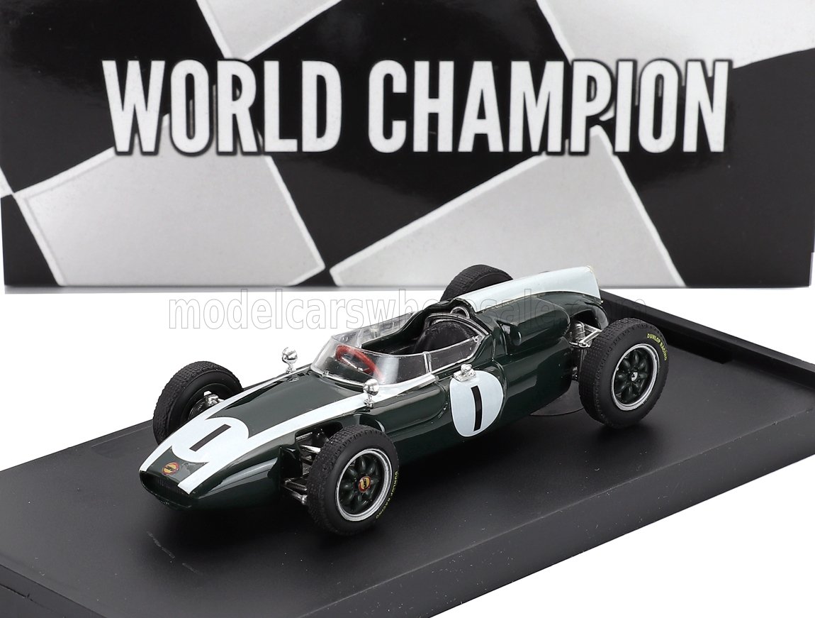 1:43 COOPER F1 T53 №1 World Champion Winner British Gp (1960) Jack Brabham, Green - R300-UPD-2025