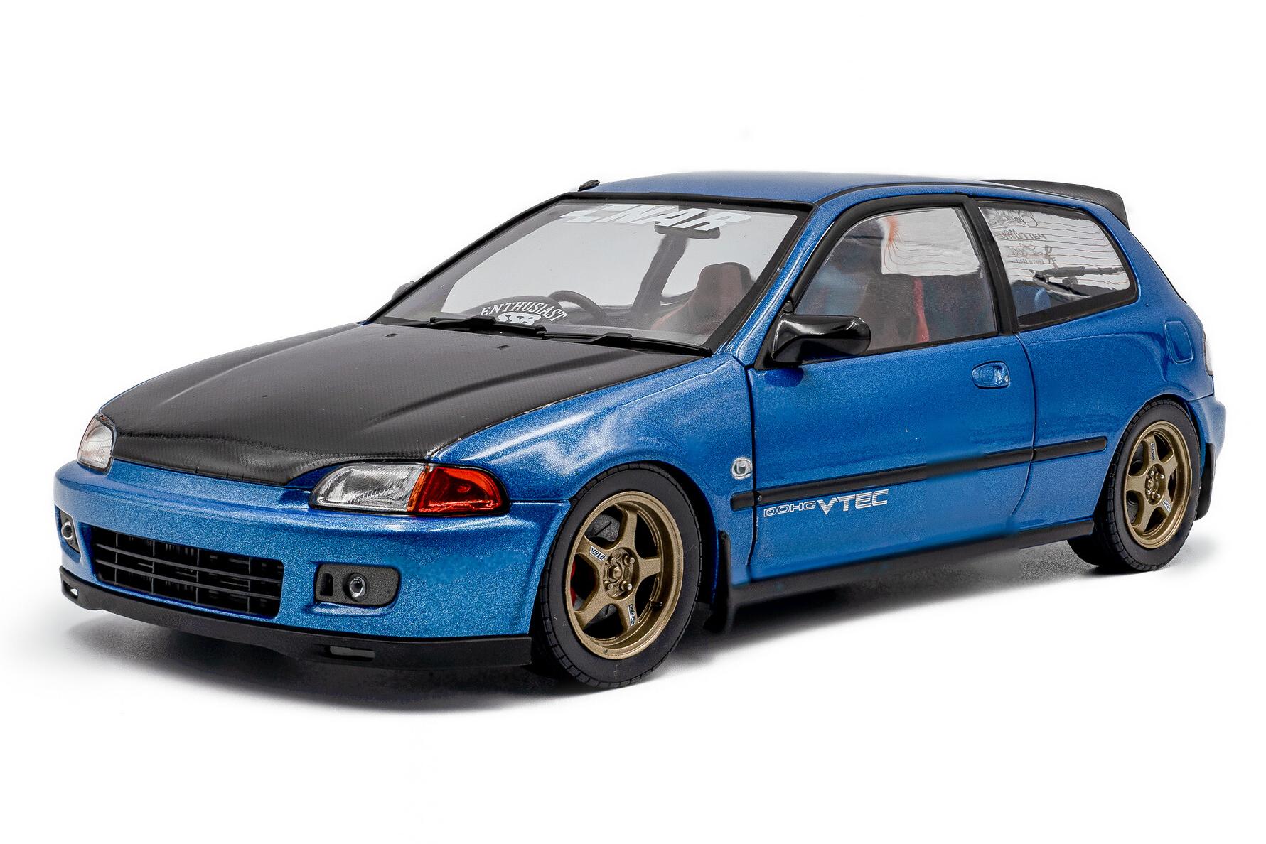 1:18 HONDA Civic (EG6) (1991), cobalt blue - S1810406