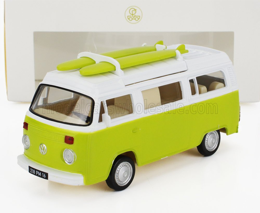 1:43 VOLKSWAGEN T2b Camper Van (1962), Light Green White - 430401-7