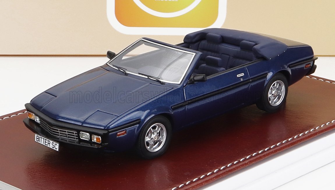 1:43 BITTER Sc Cabriolet Open (1985), blue - GIM098B