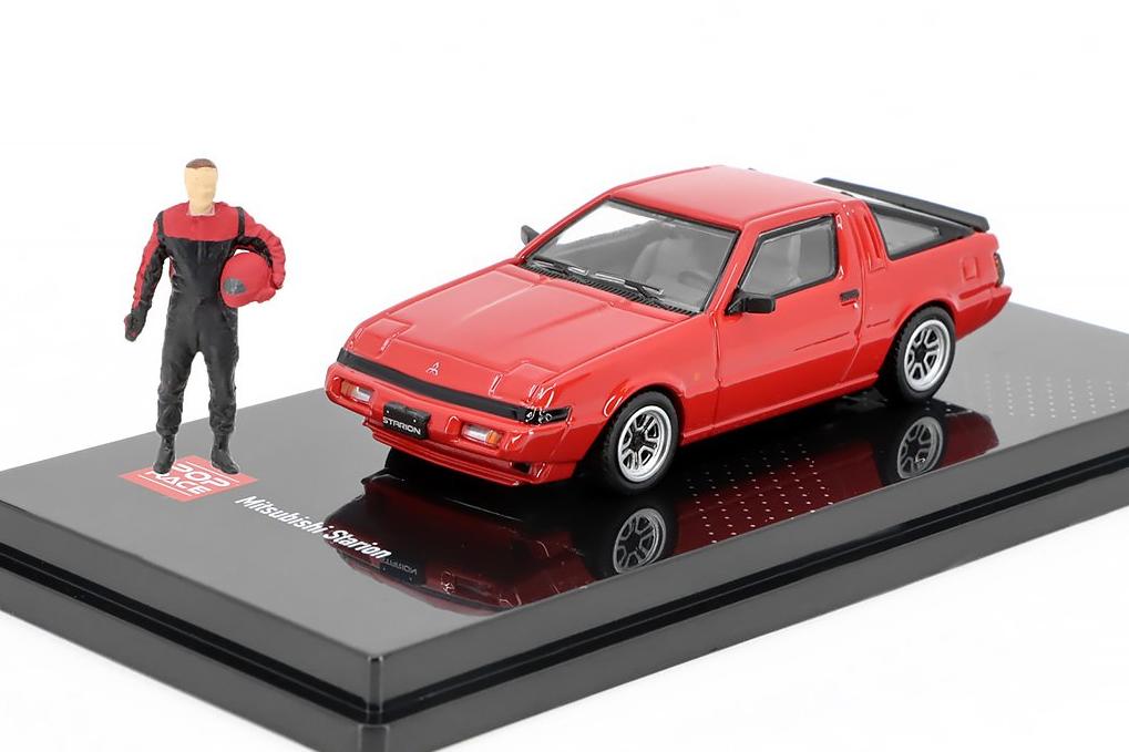 1:64 MITSUBISHI Starion,красный (с фигуркой водителя) - PR64-STAR-RED