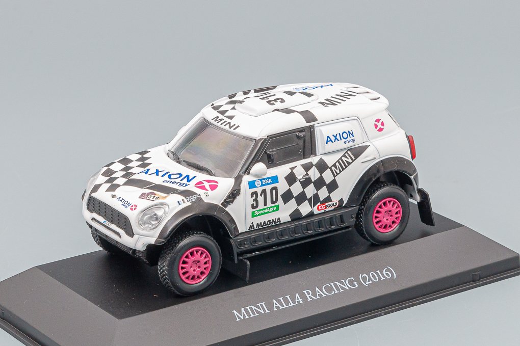 1:43 Mini All4 Racing #310 Orlando Terranova Argentina Rally Dakar 2016 - MAGDK310