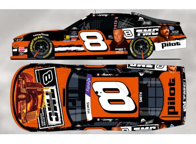 1:64 Chevrolet #8 Sammy Smithâ€™s *TMC Throwback*, orange/black 2025 - NX82565TMTSR