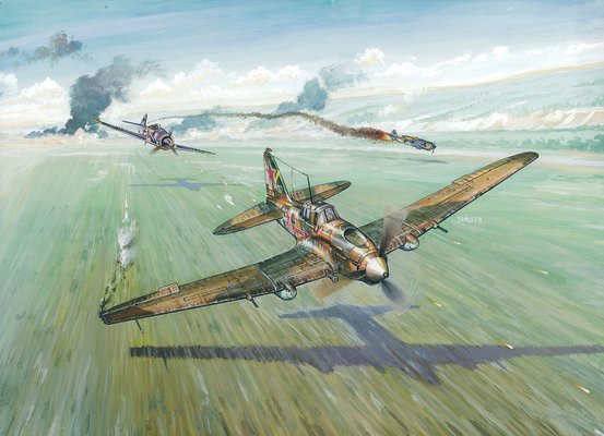 1:72 Сборная модель двухместный штурмовик Ильюшина - 207239