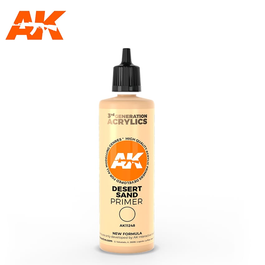 'Песок пустыни' грунтовка, 100 мл / DESERT SAND SURFACE PRIMER 100ML - AK11248