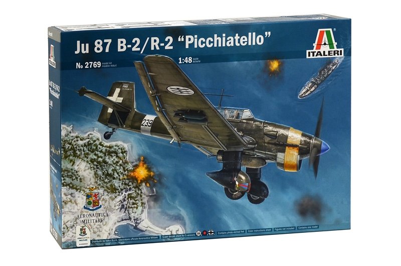 1:48 Сборная модель Самолёт JU 87 B-2/R-2 'PICCHIATELLO' - 2769