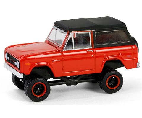 1:64 FORD Bronco 4x4 с тентом (1969), Poppy Red - 35290B