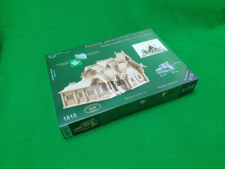 1:72 Сборная модель Терем-усадьба Р.И.Кузьмина, XIX век - 1815