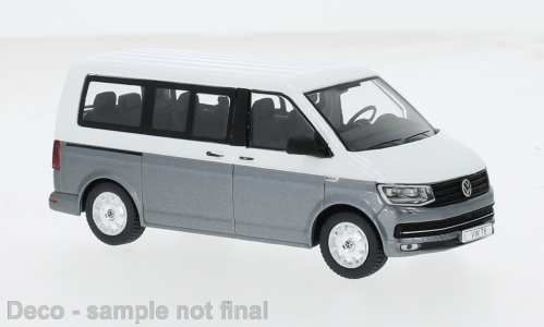 1:43 VOLKSWAGEN T6 Multivan (2017), white/grey - CLC595