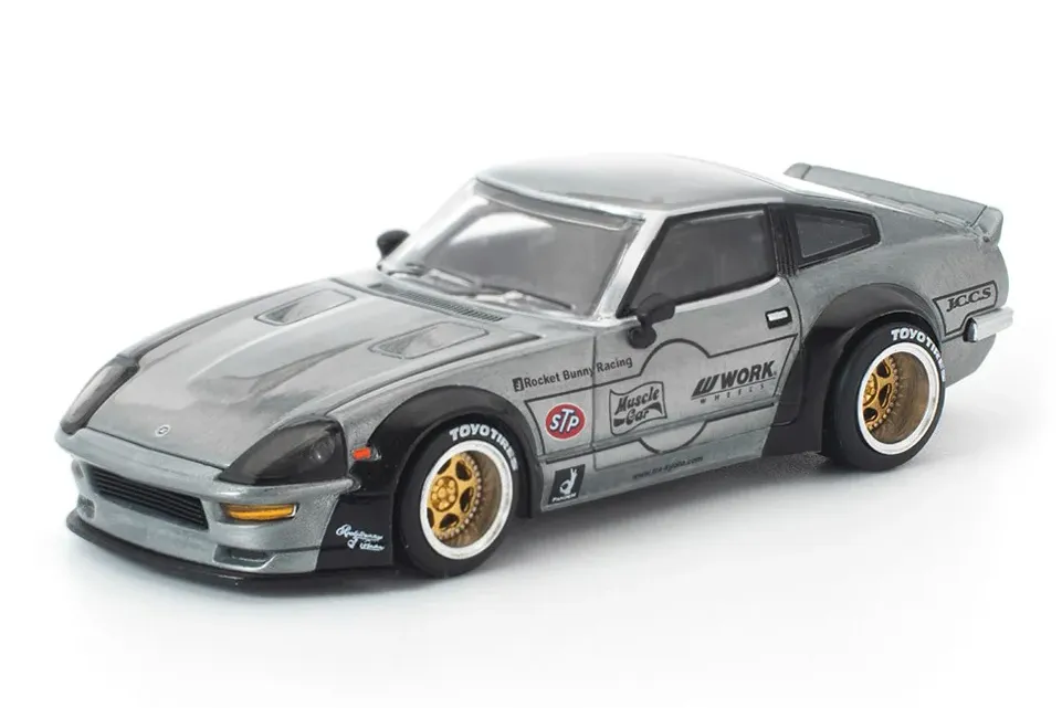 1:64 DATSUN Pandem 280ZX, raw metal - PR640410