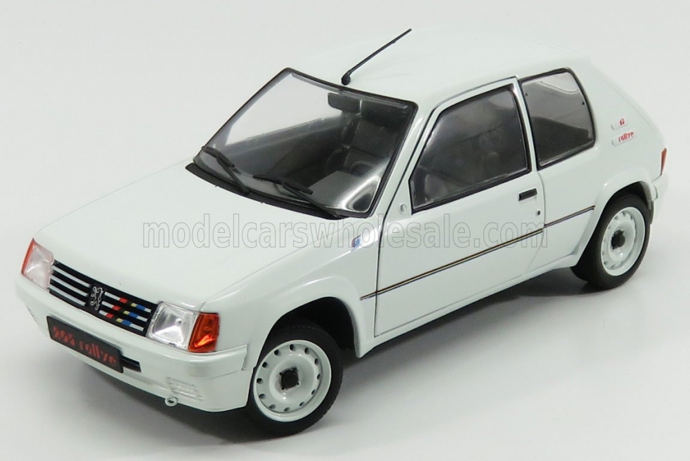 1:18 PEUGEOT 205 1.3 Rallye (1988), White - 1801701
